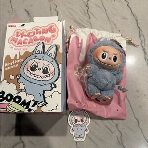 POP MART Labubu THE MONSTERS Exciting Macaron Vinyl Face Plush Sea Salt Coconut